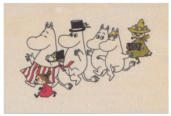 Moomin Wooden Postcards